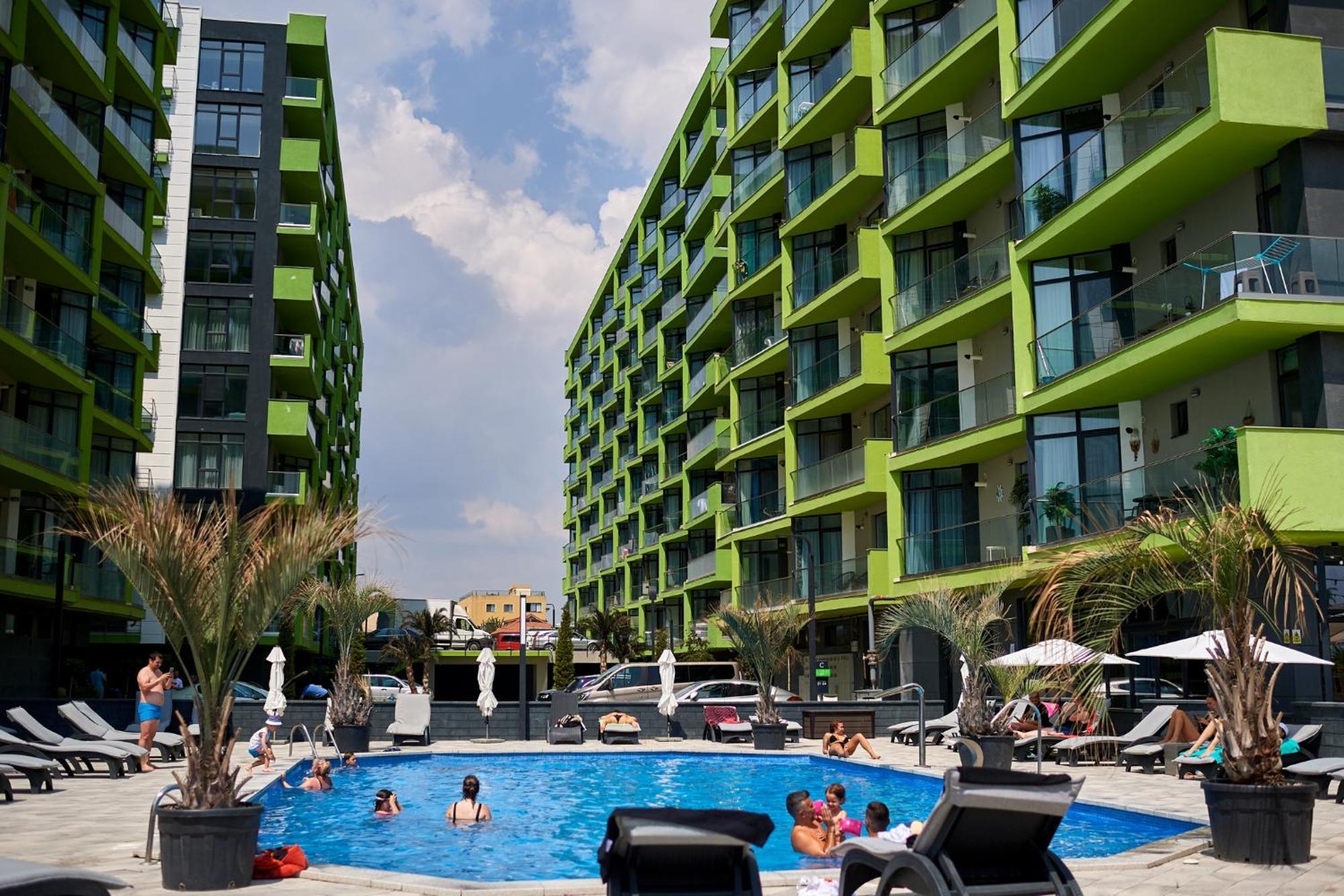 Sara Blu Apartment Spa And Pool Beach Resort Mamaia Buitenkant foto
